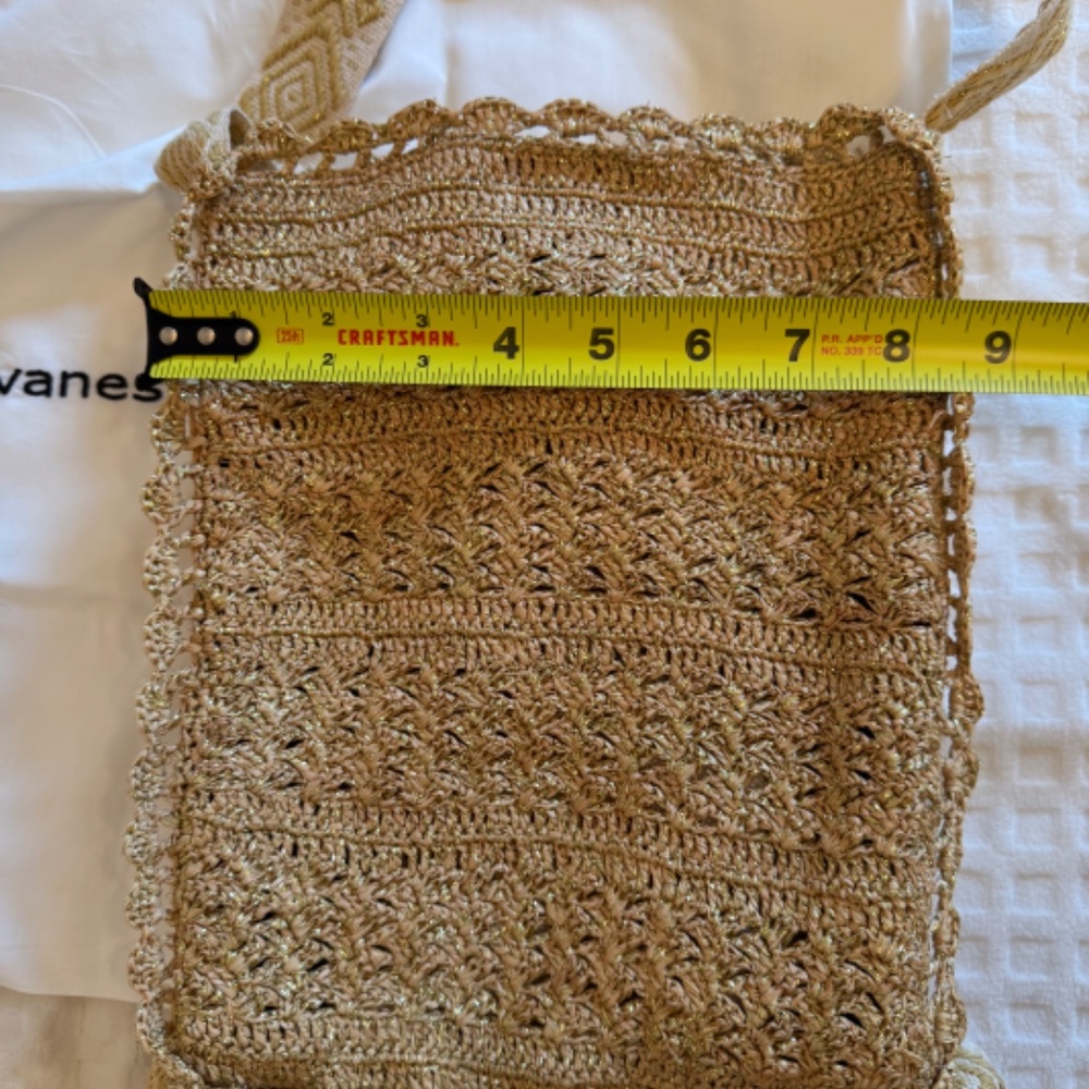 Vanessa Bruno Crochet Raffia Crossbody Bag - Picture 4 of 7